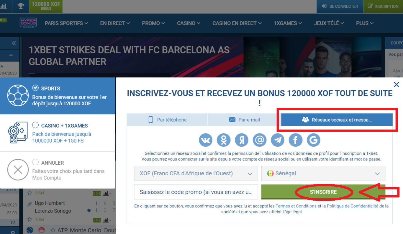 Pourquoi est-il rentable de créer un compte à 1xBet?